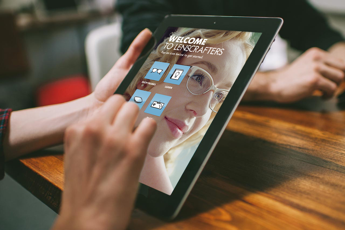 Lenscrafters Tablet Design